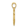 Gold Polished Anchor Pendants