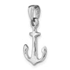 Gold Polished Anchor Pendants