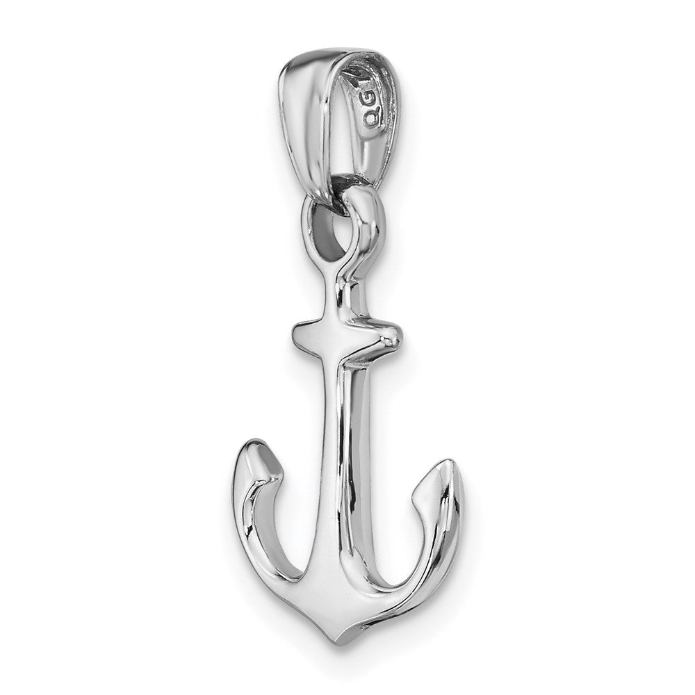 Gold Polished Anchor Pendants