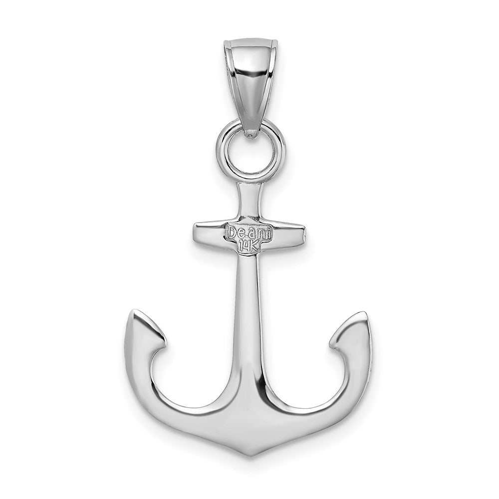 Gold Polished Anchor Pendants