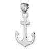 Gold Polished Anchor Pendants