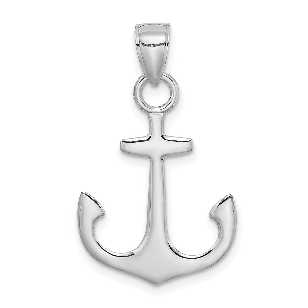 Gold Polished Anchor Pendants