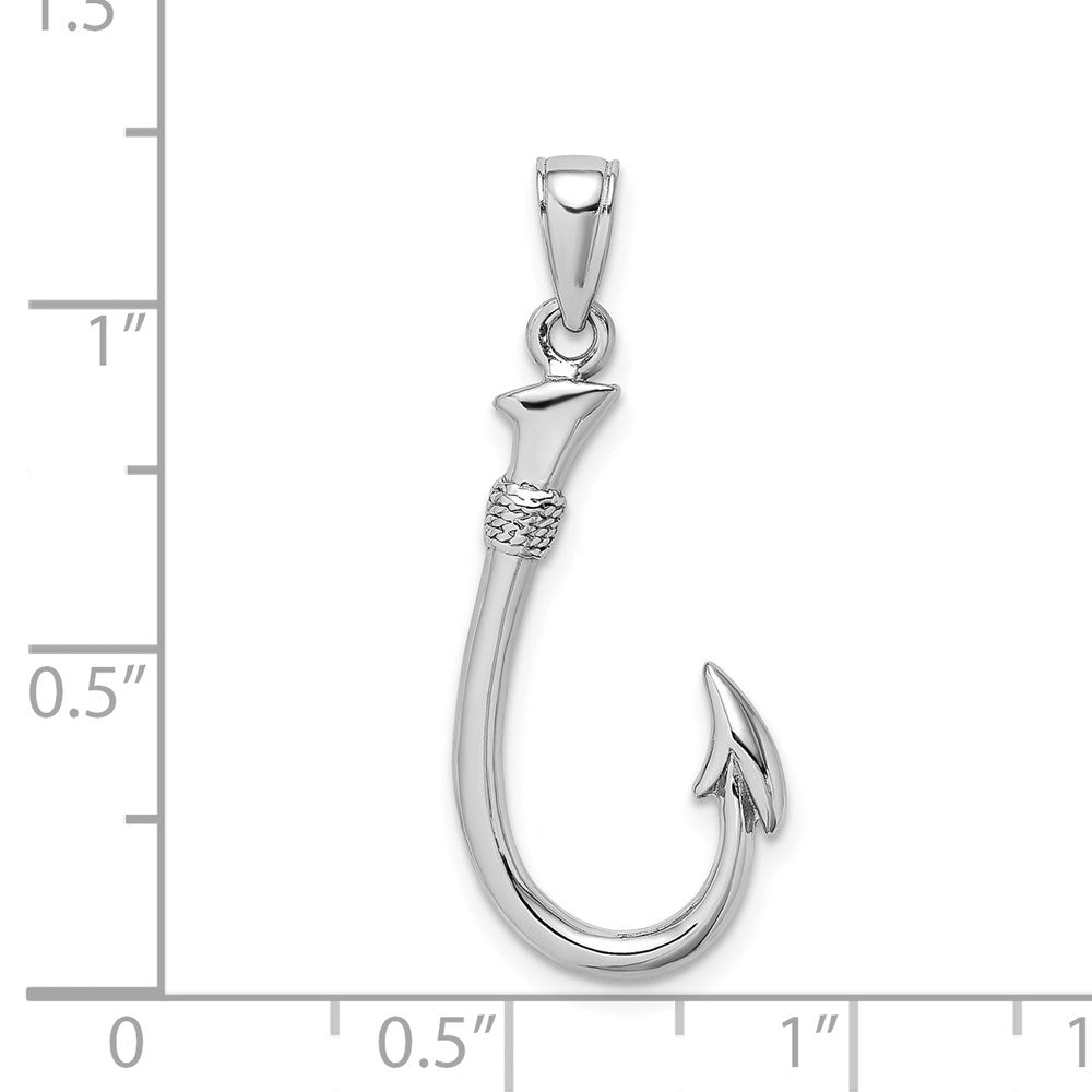 Gold Polished Fish Hook Pendants