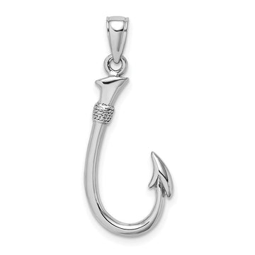 Gold Polished Fish Hook Pendants