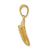 Gold Polished Sea Shell Pendants