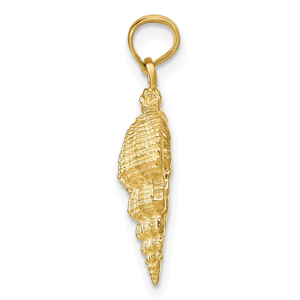 Gold Polished Sea Shell Pendants