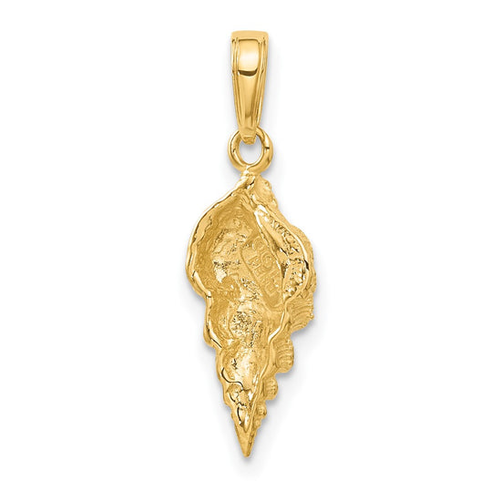 Gold Polished Sea Shell Pendants