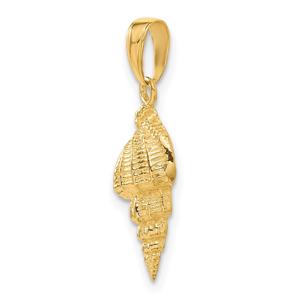 Gold Polished Sea Shell Pendants