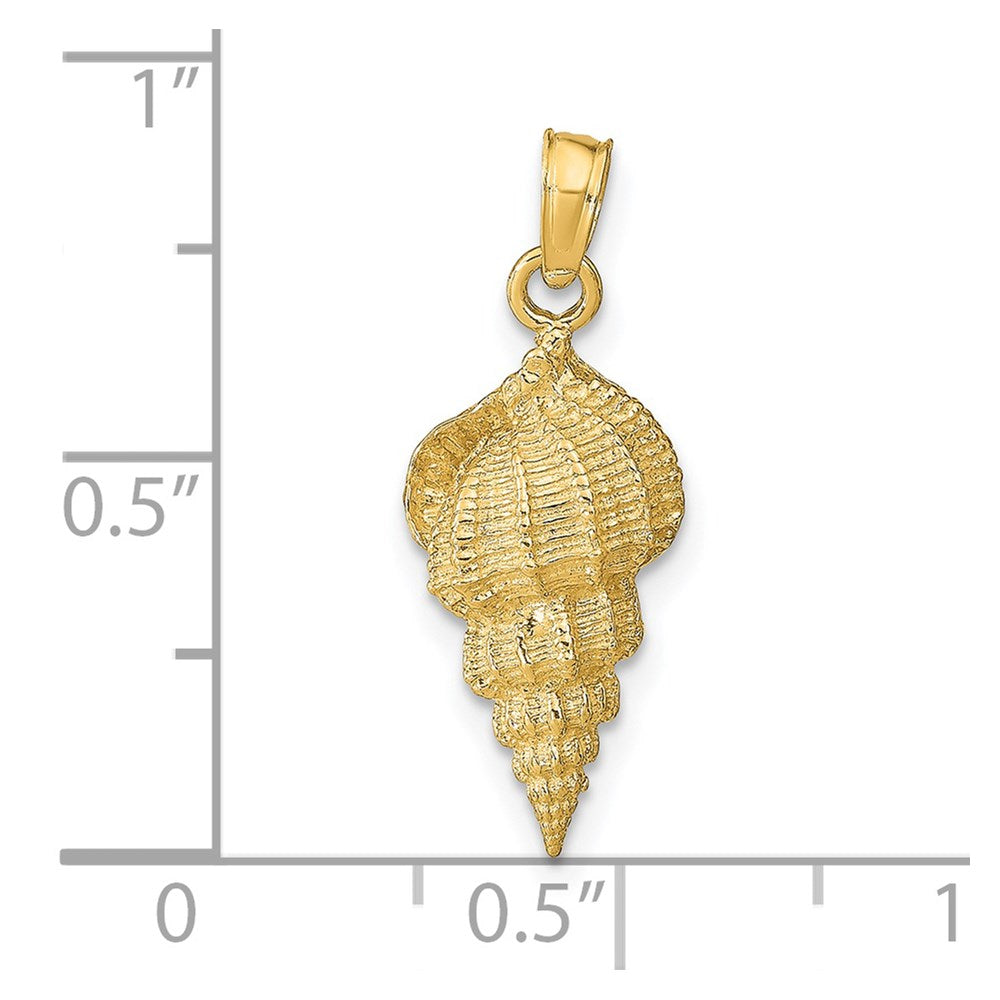 Gold Polished Sea Shell Pendants