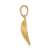 Gold Polished Sea Shell Pendants