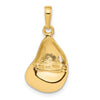 Gold Polished Sea Shell Pendants