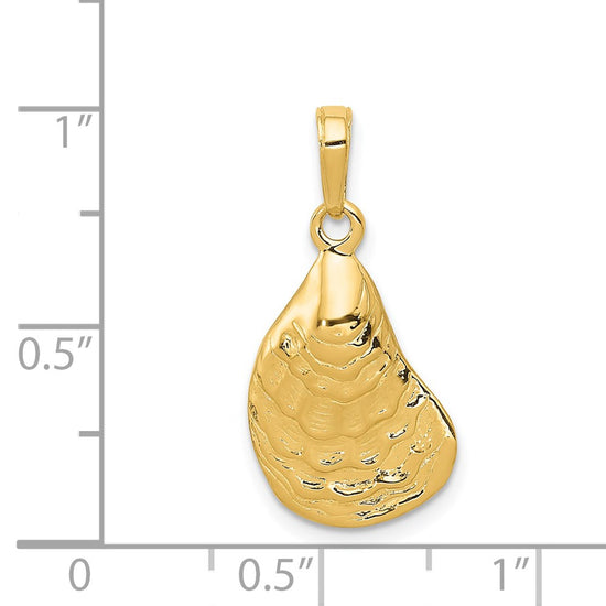 Gold Polished Sea Shell Pendants