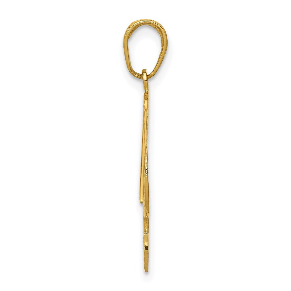 Gold Polished Pelican Pendants
