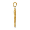 Gold Polished Seahorse Pendants