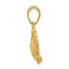 Gold Polished Crab Pendants