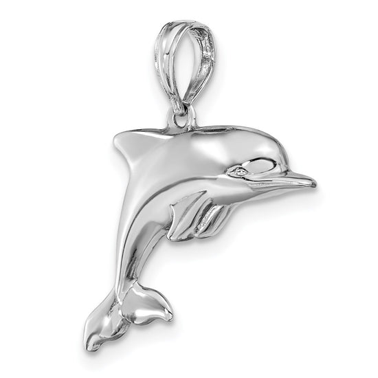 Gold Polished Dolphin Pendants