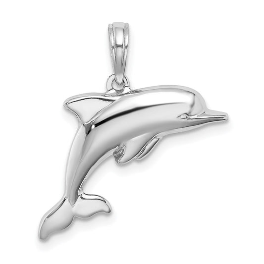 Gold Polished Dolphin Pendants
