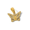 14k Cut-Out Butterfly Pendant