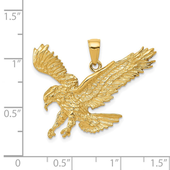 Gold Polished Eagle Pendants