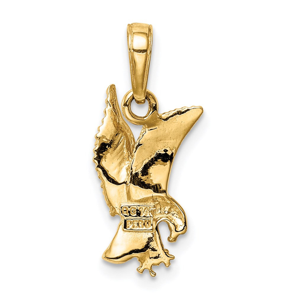 Gold Polished Eagle Pendants
