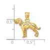 14k Dalmatian Dog Charm