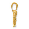 14k Springer Spaniel Dog Pendant