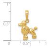 Gold Polished Dog Pendants