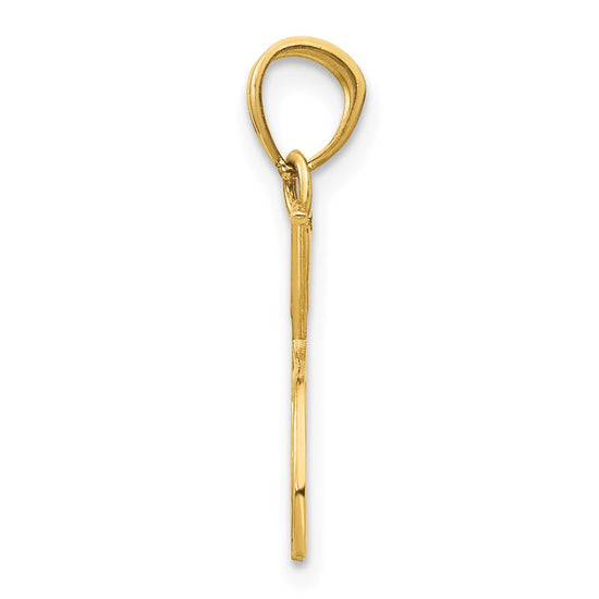 Gold Polished Golf Pendants