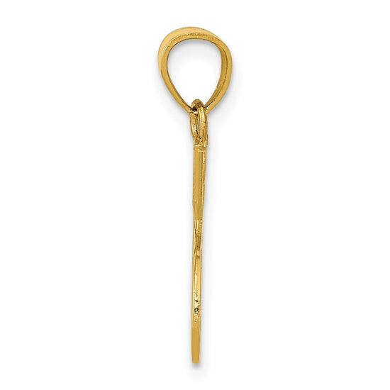 Gold Polished Golf Pendants