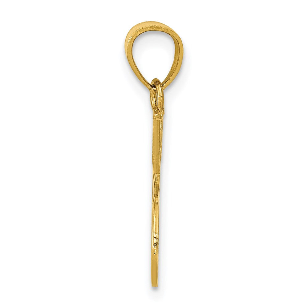 Gold Polished Golf Pendants