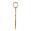 Gold Polished Dartboard Pendants