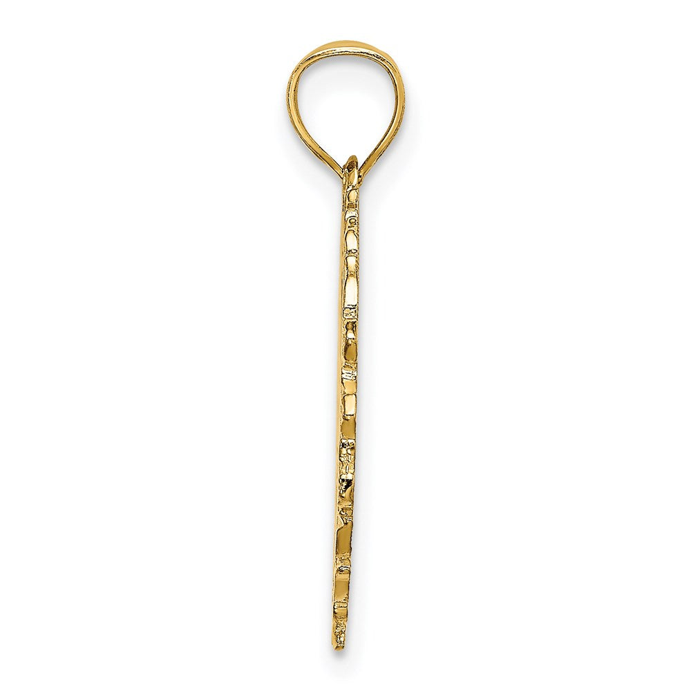 Gold Polished Dartboard Pendants
