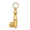 14k 3-D Bowling Pin and Ball Charm