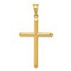 Gold Hollow Latin Cross Pendant