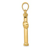 14k Hollow Cross Pendant