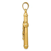 14K Crucifix Reversible to Cross Pendant