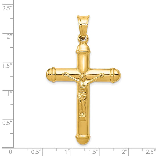 14K Crucifix Reversible to Cross Pendant