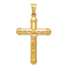 14K Crucifix Reversible to Cross Pendant
