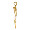 Gold Oval Corpus Pendants
