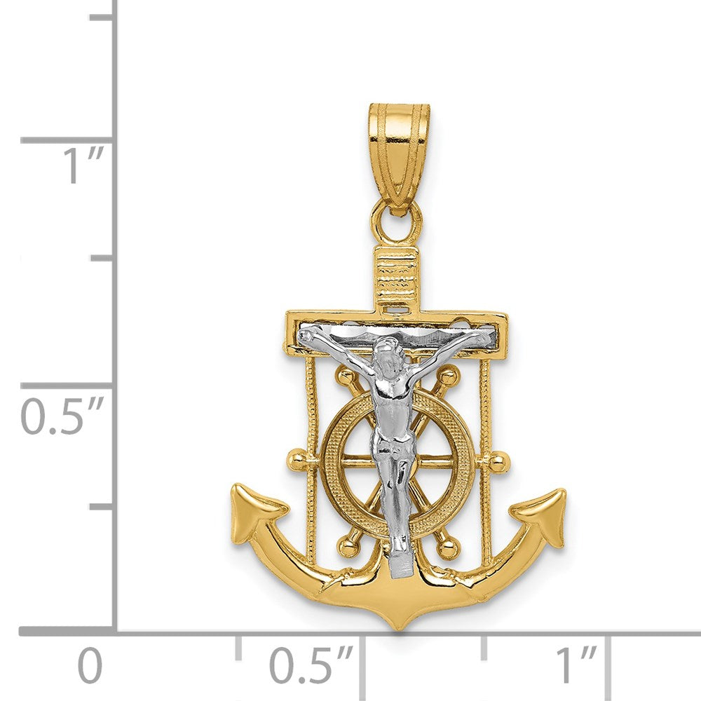 Gold Mariner Crucifix Pendants