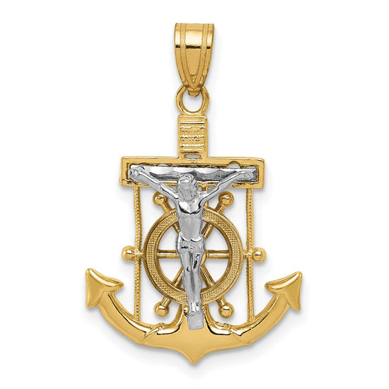 Gold Mariner Crucifix Pendants