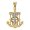 Gold Mariner Crucifix Pendants