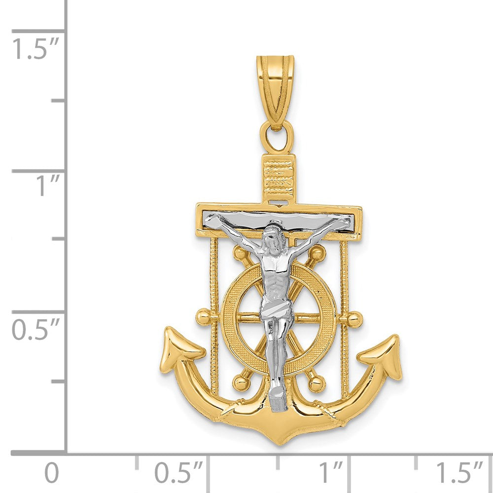 Gold Mariner Crucifix Pendants