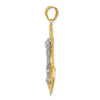 Gold Mariner Crucifix Pendants