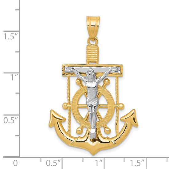 Gold Mariner Crucifix Pendants