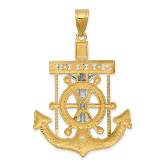 Gold Mariner Crucifix Pendants