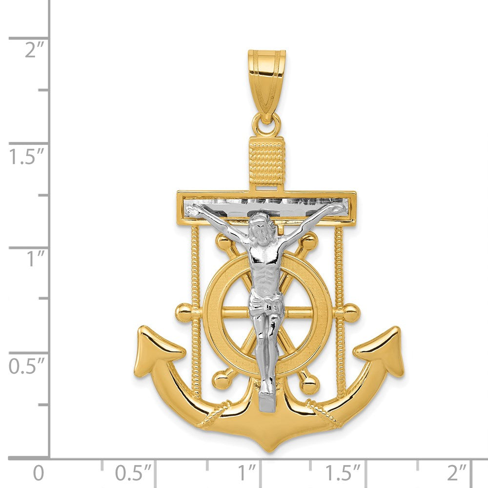 Gold Mariner Crucifix Pendants