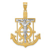Gold Mariner Crucifix Pendants