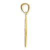14k Filigree Star of David Round Pendant