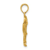 Gold Polished Hockey Pendants